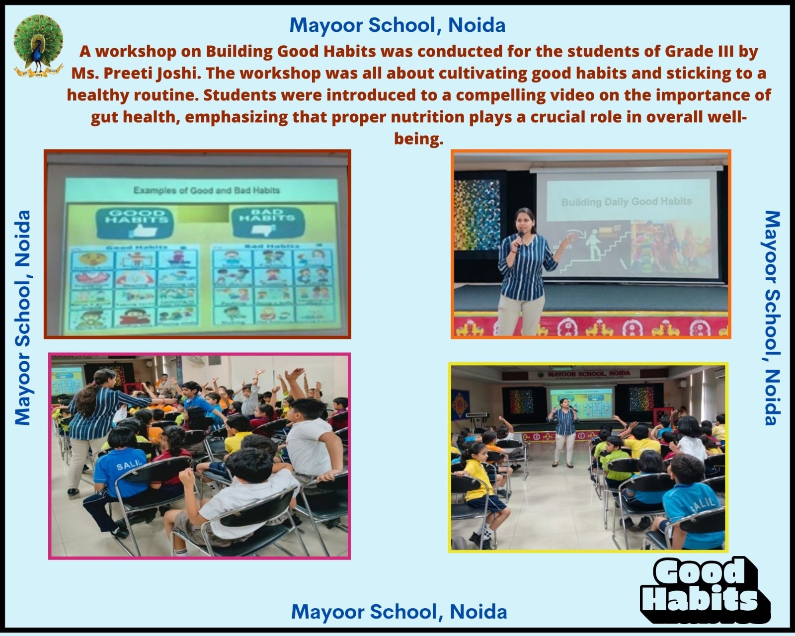 Building Good Habits: Grade III Workshop on Healthy Routines and Gut Health